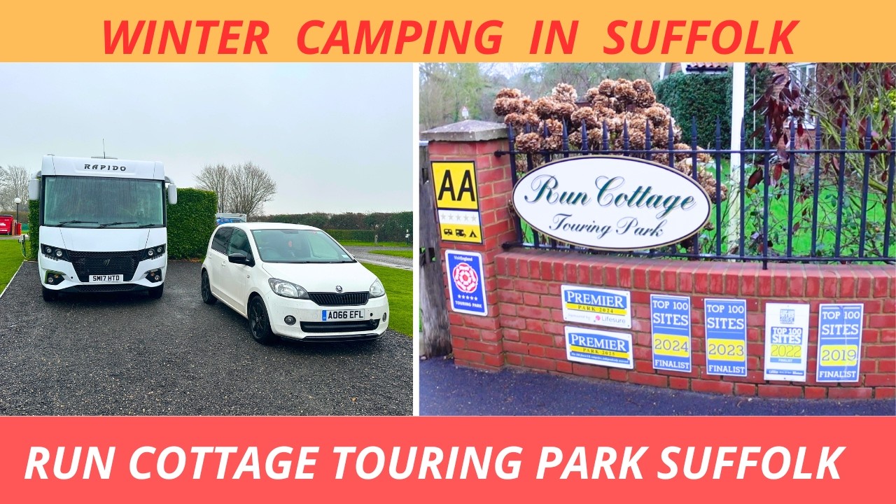 WINTER CAMPING AT RUN COTTAGE Touring Park Suffolk | Snape Malting & Aldeburgh | Vlog 740
