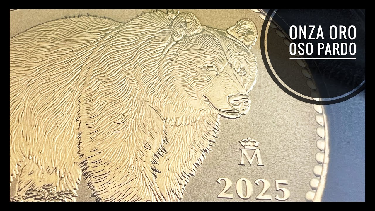 Moneda Onza de Oro Oso Pardo 2025  FNMT