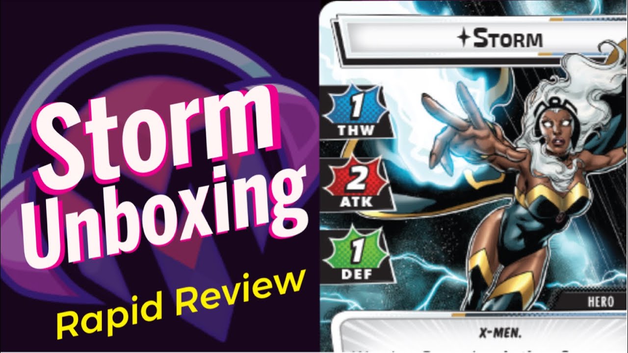 Marvel Champions | Mutant Genesis | Unboxing | Storm | Leadership | X-Men Impressions | Solo
