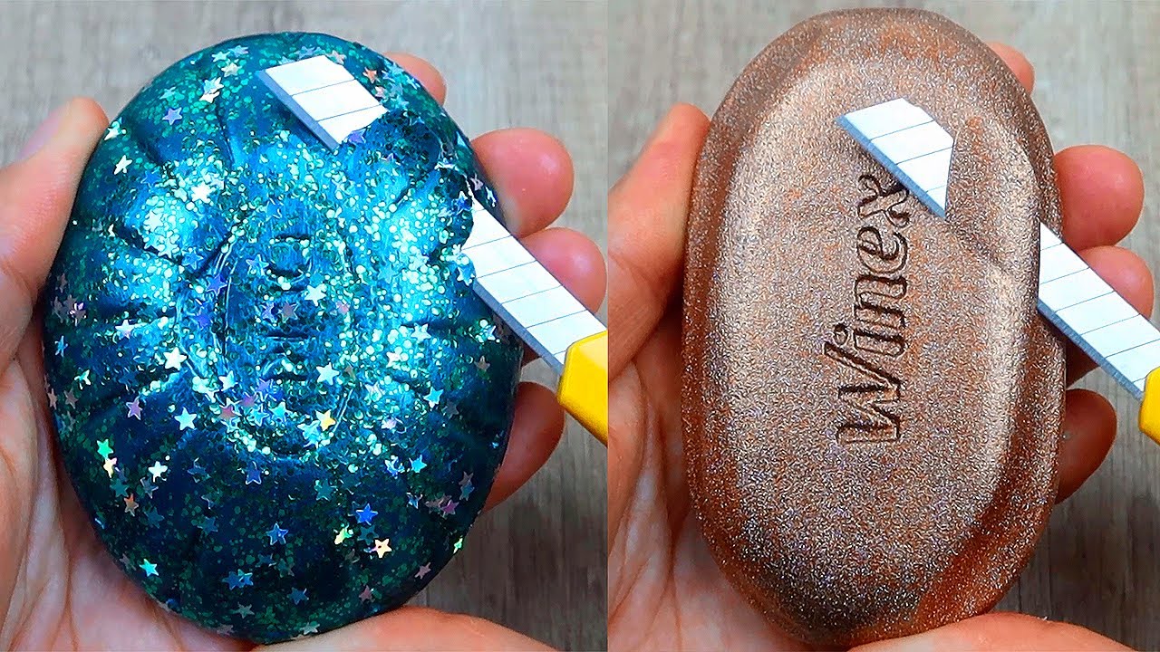 Relaxing Soap Carving ASMR-Satisfying Soap Cutting. Amazing soap cutting-72