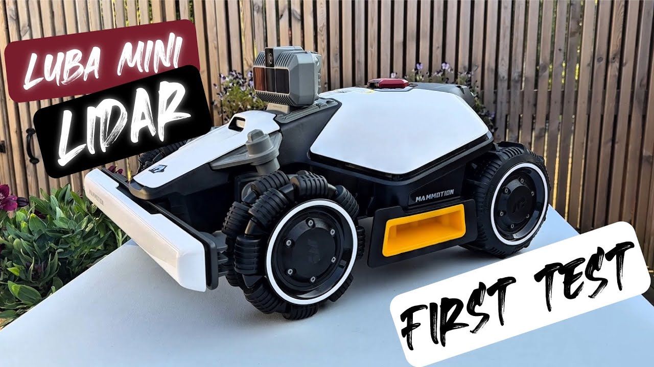 Första körningen med LUBA Mini AWD LiDAR – installation och test på gräsmattan
