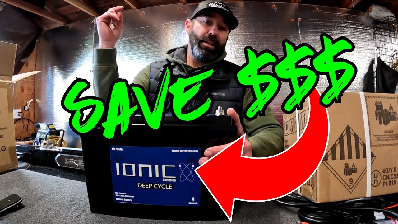 Save $$$ - Ionic Lithium Batteries (Unboxing) #lithium #bassboat #bassfishing