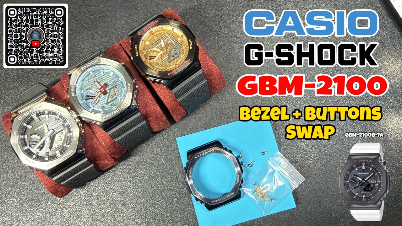 G-Shock GBM-2100 : Bezel and Buttons Swap