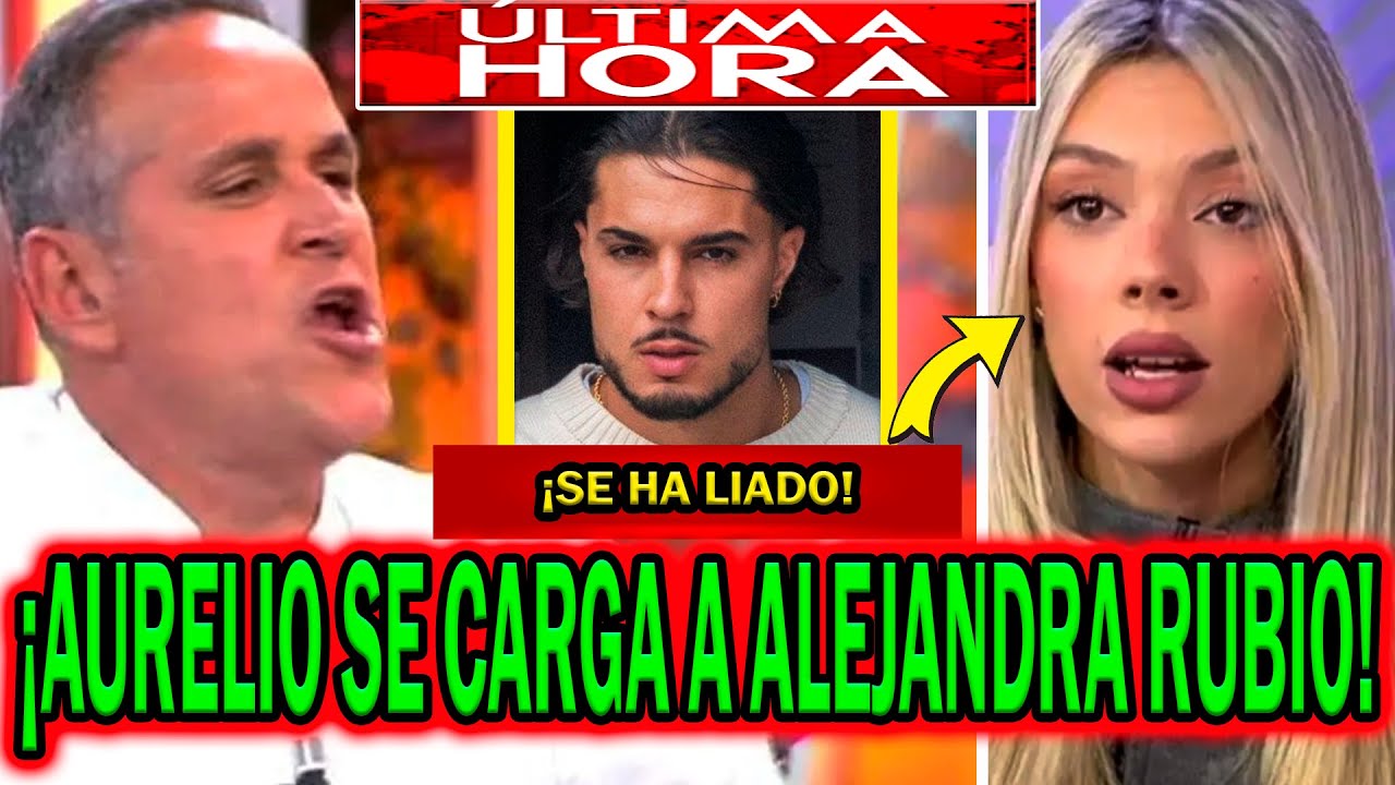 💥¡BOMBA! AURELIO MANZANO SE CARGA A ALEJANDRA RUBIO Y CARLO COSTANZIA POR EL EMBARAZO