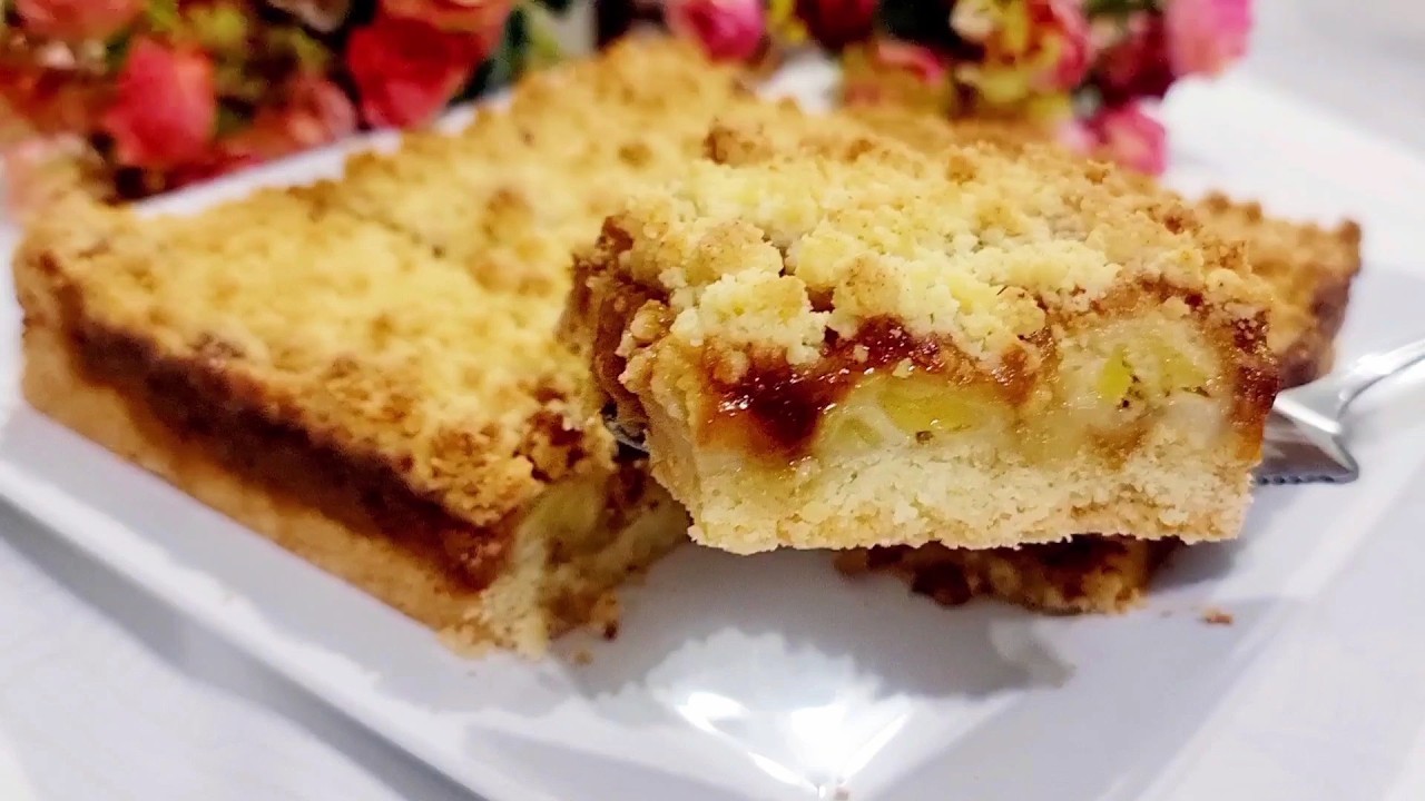 Простой и вкусный рецепт бананового пирога с карамелью!