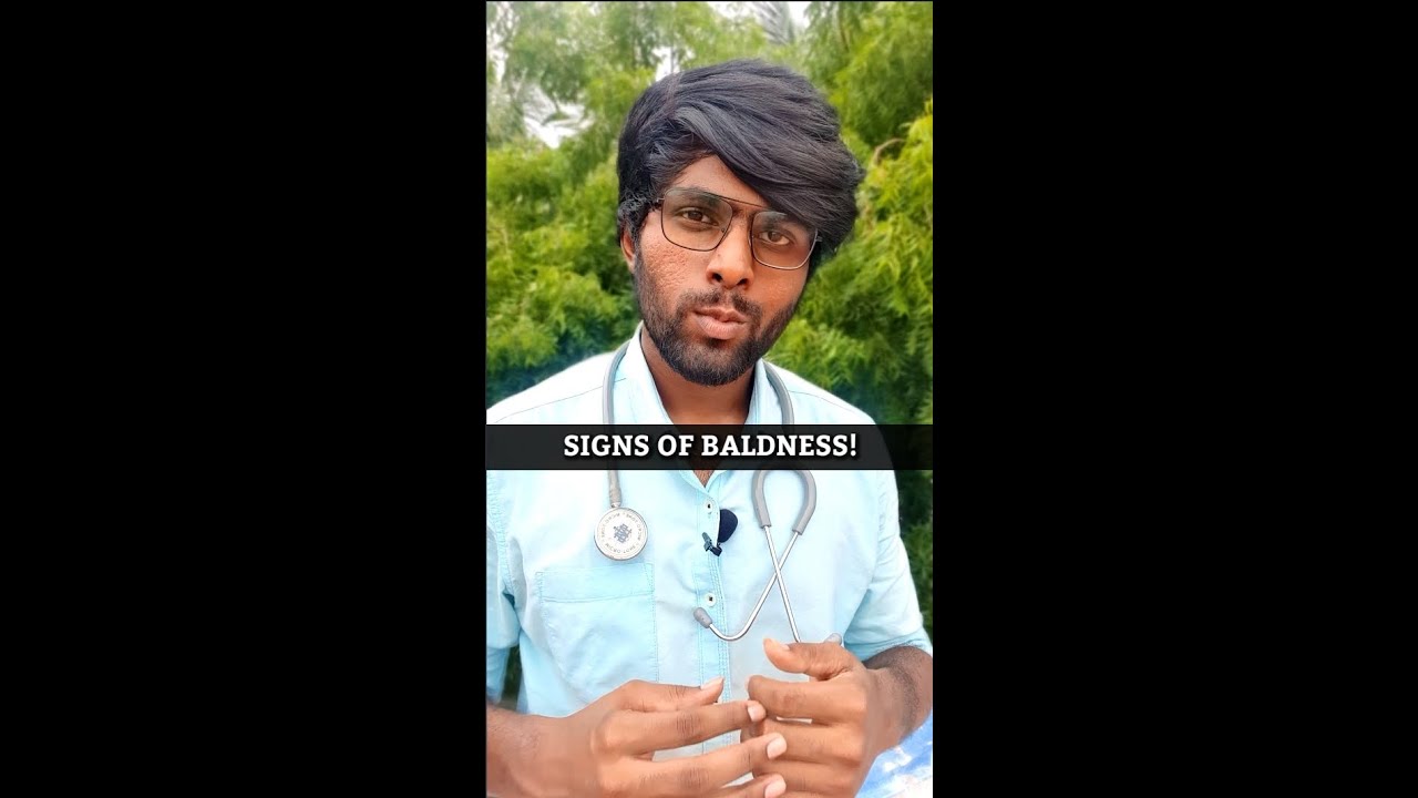 Baldness Symptoms | Hairfall and Hair growth treatment at home in Tamil #shorts #hairfall