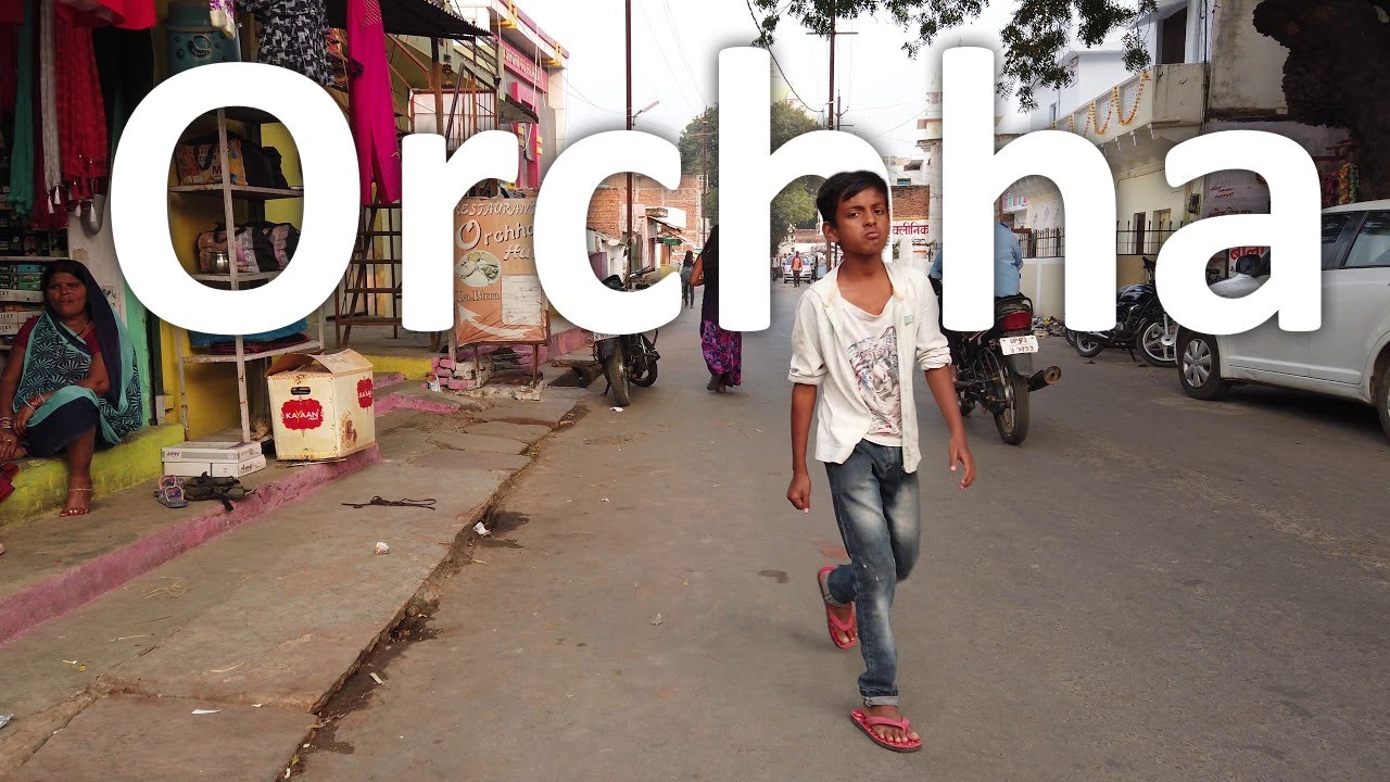 4K 🇮🇳 Madhya Pradesh - Orchha town - India walking tour