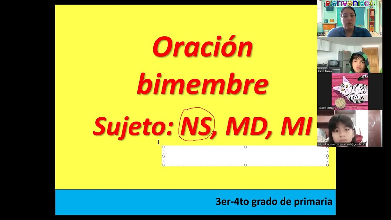 LA ORACION BIMEMBRE, NS, MD, MI
