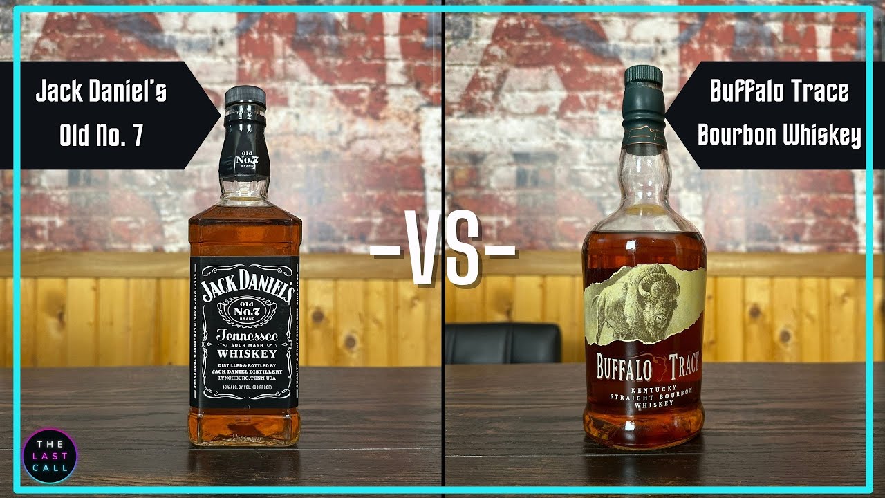 Jack Daniel's Tennessee Whiskey vs Buffalo Trace Bourbon Whiskey Comparisons!