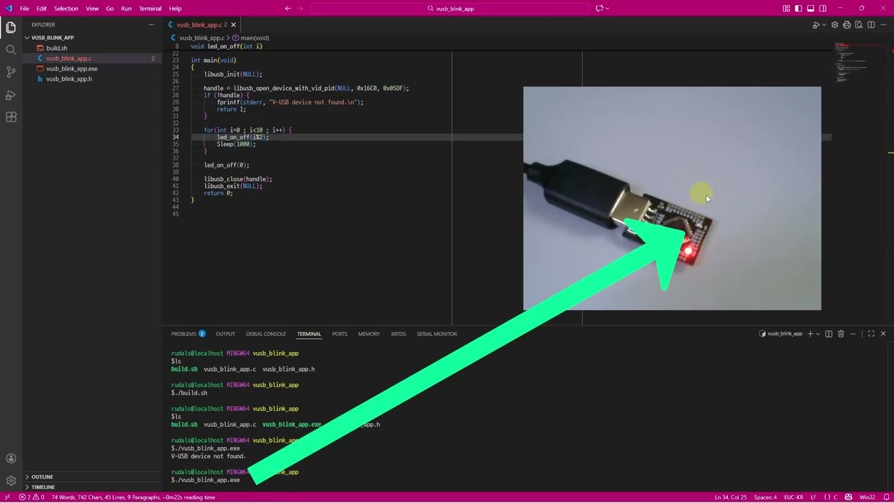 Compact V USB Device Build - Hardware Assembly and PC Communication Test