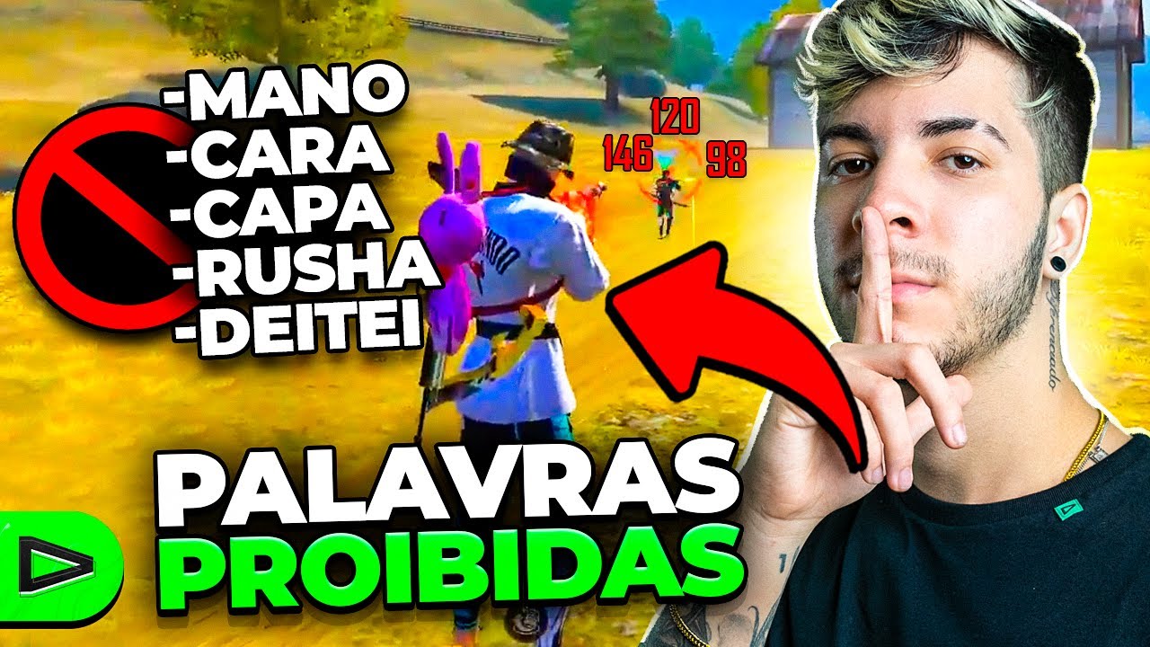 NÃO PODE FALAR A PALAVRA PROIBIDA NESSA PARTIDA!! LOUD FREE FIRE
