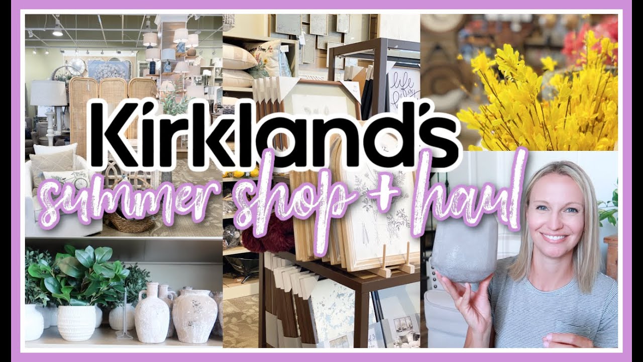 SUMMER KIRKLAND'S SHOP WITH ME 2022 | SUMMER DECOR HAUL 2022