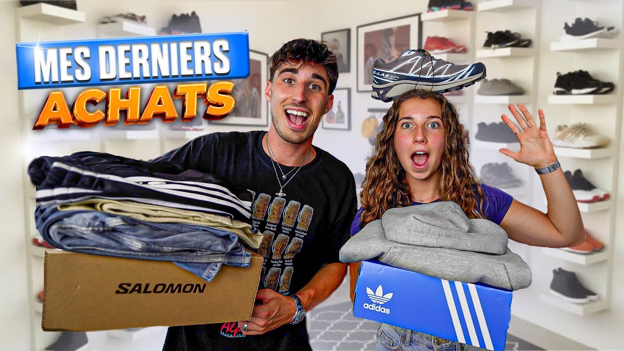 NOS DERNIERS ACHATS SNEAKERS et STREETWEAR @ChanelRosa_fit