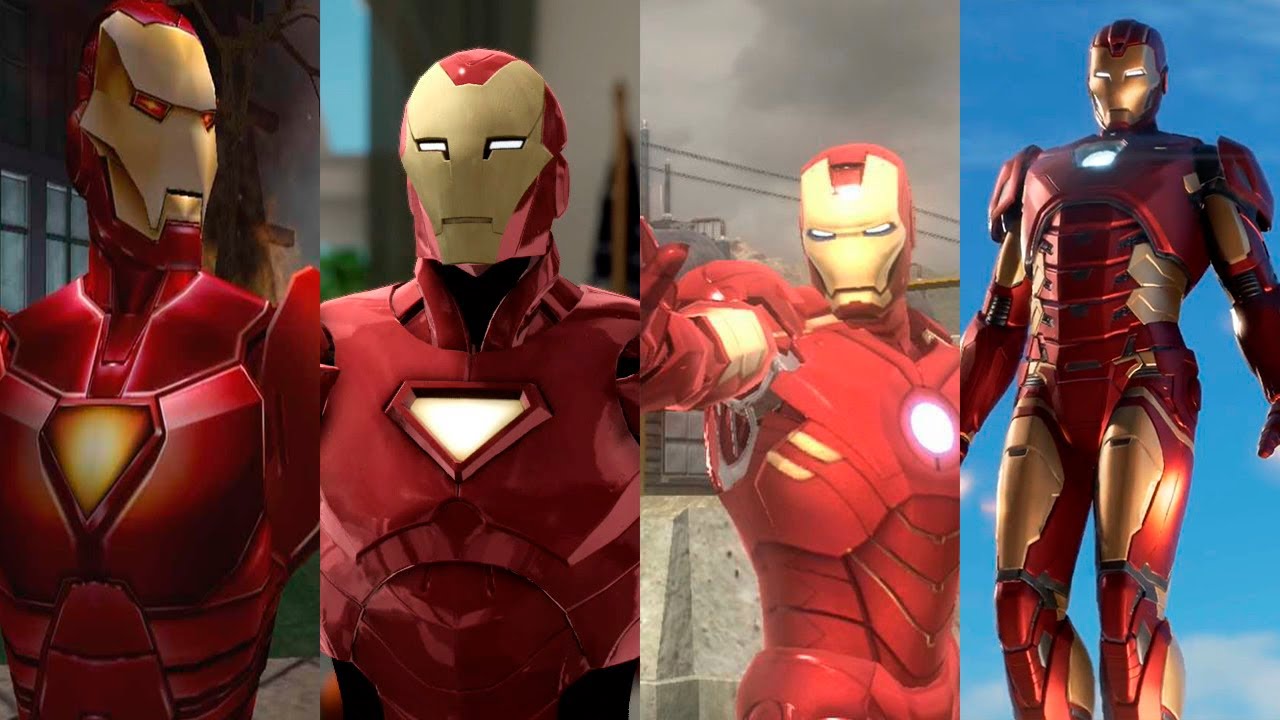 Эволюция ЖЕЛЕЗНОГО ЧЕЛОВЕКА  в видеоиграх/Evolution of IRON MAN Games