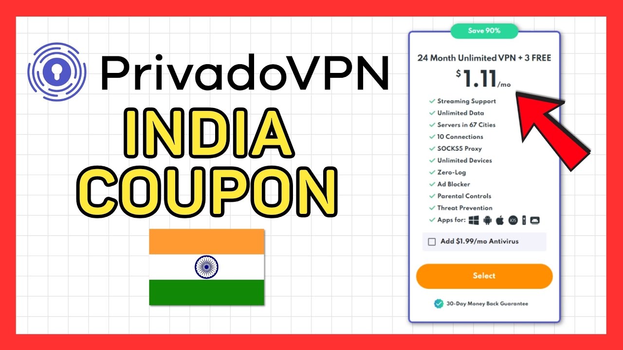 Best PrivadoVPN Coupon for India in 2026: Get 90% OFF + 3 Free Months
