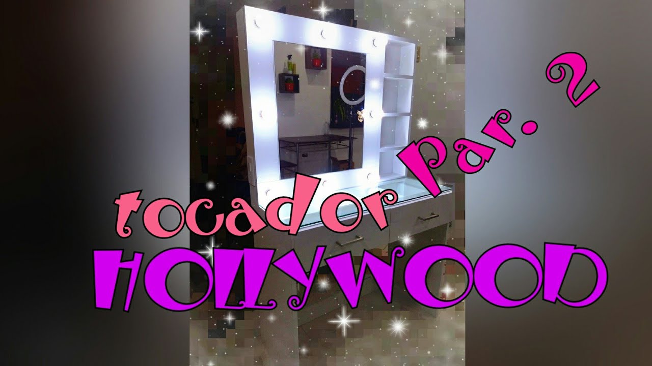 Como hacer Tocador HOLLYWOOD de melamina (Parte 2)