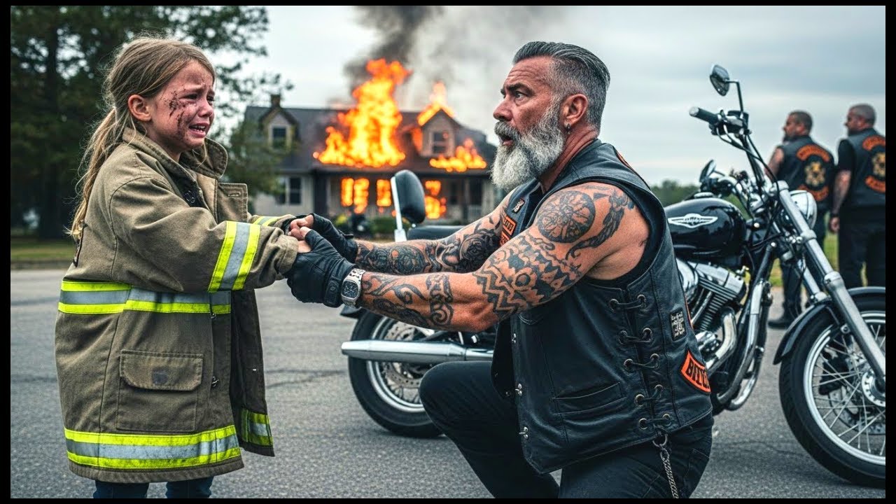 “My father's dying!” Firefighters Daughter cried | What the bikers did Next Shocked the entire
