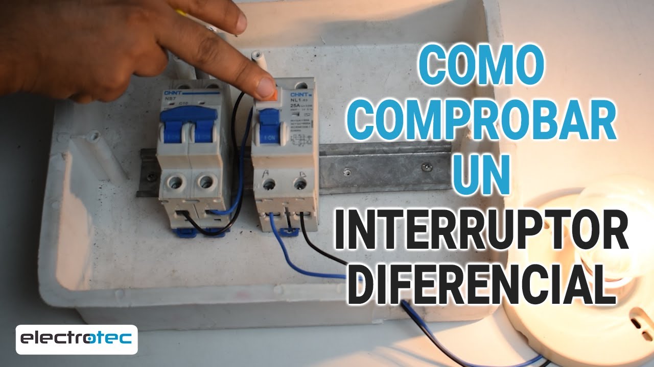 ¿Cómo saber si tu interruptor diferencial está en óptimas condiciones? || Electricidad Residencial