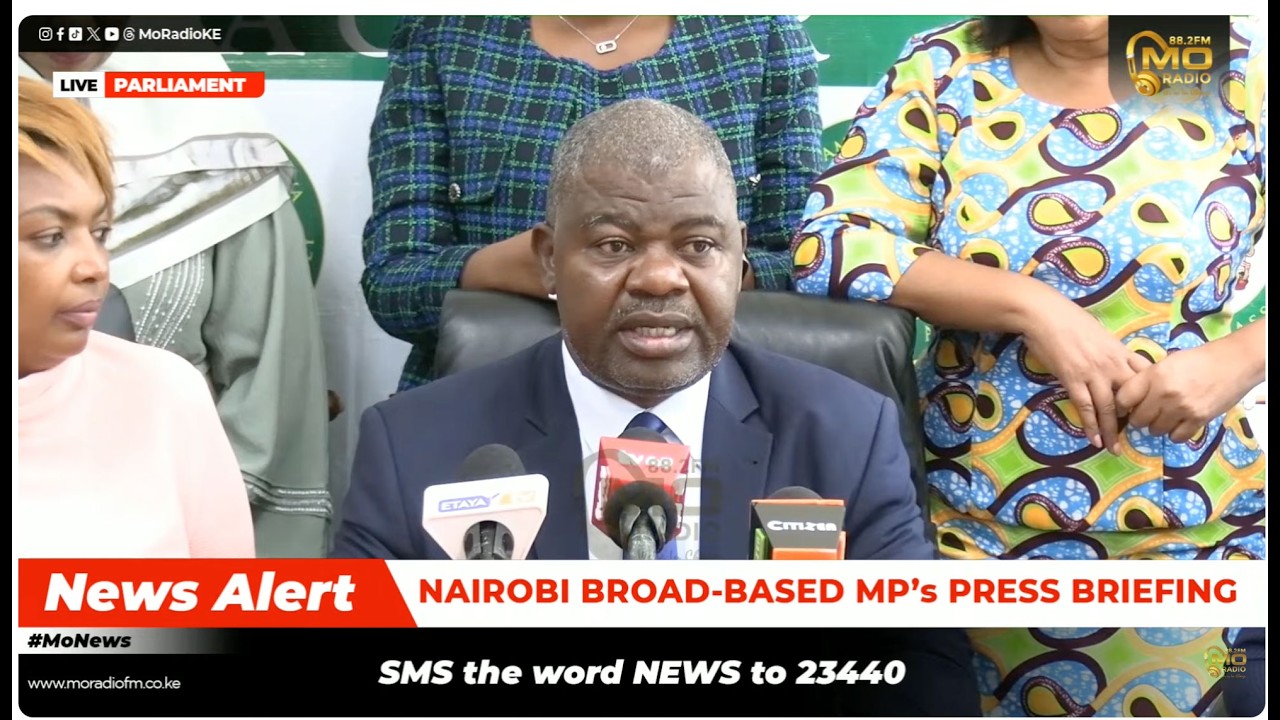 Nairobi Broad-Based Mp's Press Briefing