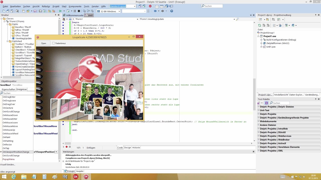 Tutorial: MagnifierGlass in DX10 (Delphi 10 Seattle, FireMonkey) on Win