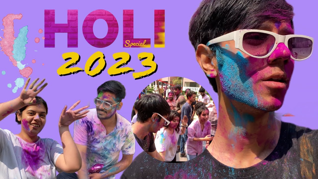 Holi celebration 2023 | Holi with friends | Vlog #2 | #2023