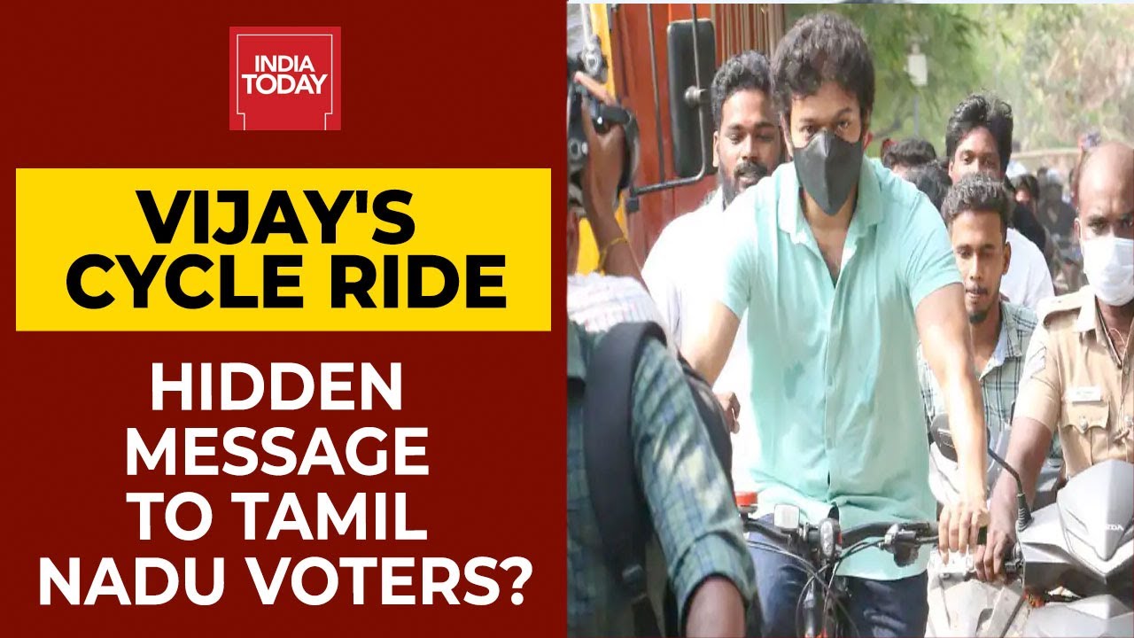 Vijay's Cycle Ride To Poll Booth: Was There Any Hidden Message For Tamil Nadu Voters?| Ground Report