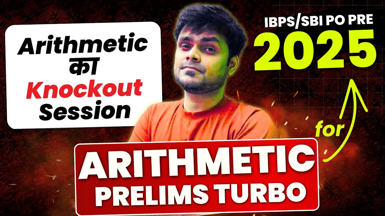 SBI PO Prelims 2025 | Latest Pattern Arithmetic | Full Maha Marathon Practice 🔥 Rajan Sir