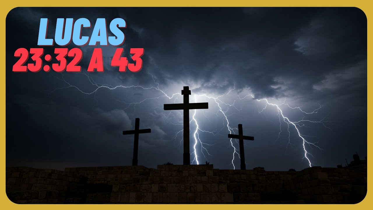 Lucas 23: 32 a 43 - JESUS e os dois LADRÕES, uma história de OUSADIA!