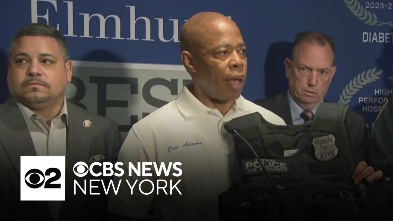 Full video: NYC Mayor, NYPD discuss police shooting in East Elmhurst, Queens