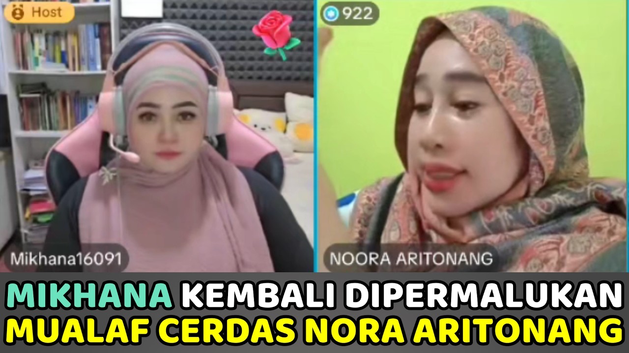 Mikhana Kembali diPermalukan Mualaf Cerdas Nora Aritonang