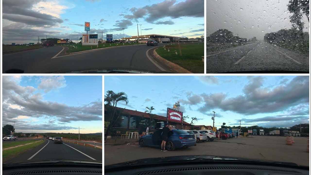 5- BR-135 embaixo de muita chuva 🌧️ | Parada para dormir em Montes Claros MG 