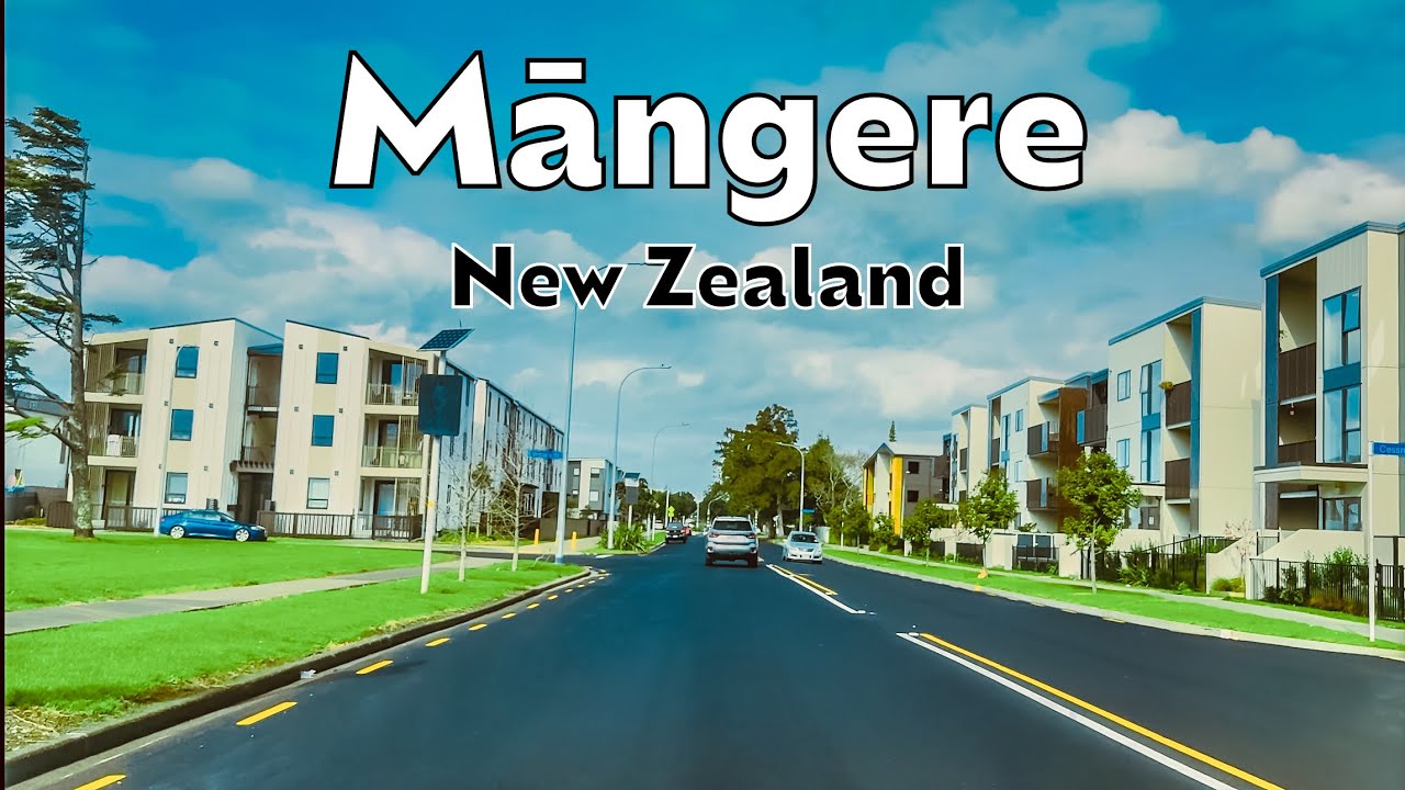 Māngere : Suburb in South Auckland, New Zealand | 4k