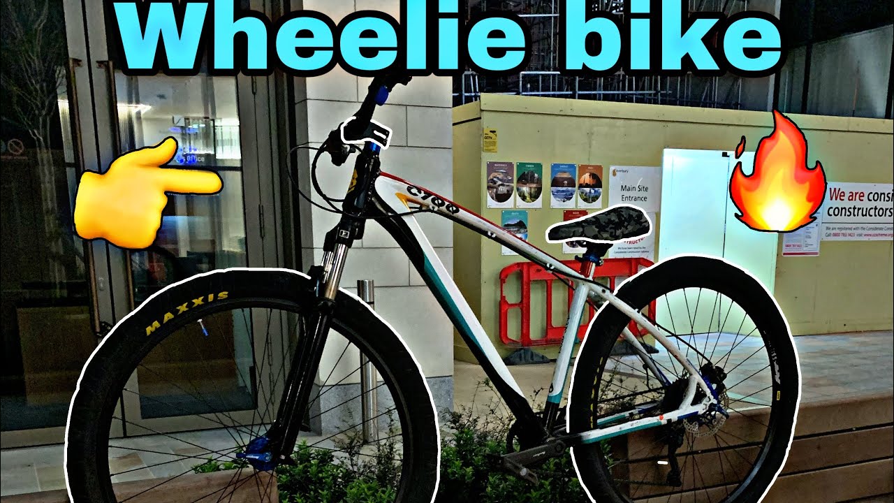 How to turn your bike into a (WHEELIE BIKE)