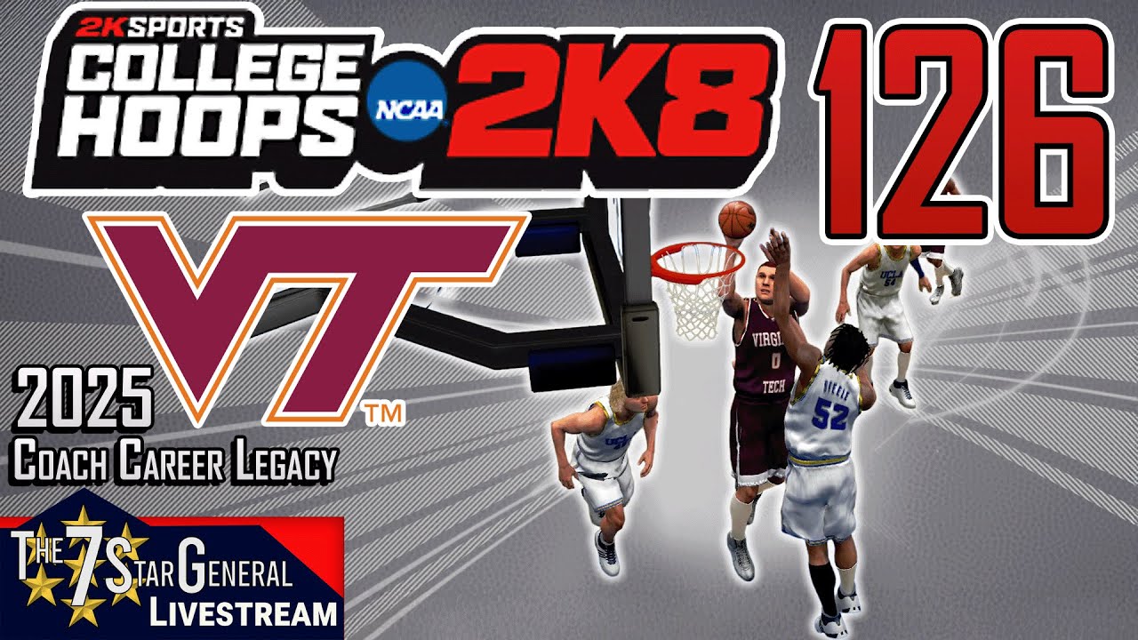 2025 Coach Career Legacy | College Basketball 2K8 | Livestream 126