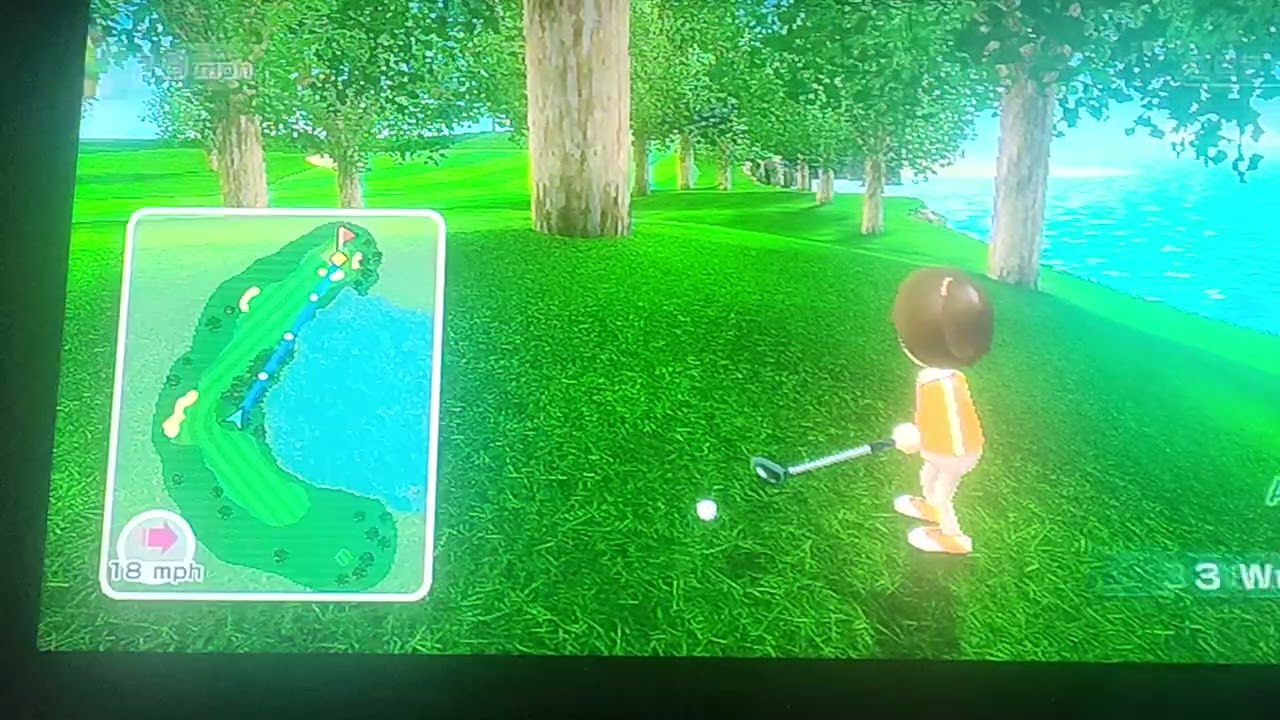 Wii Sports Resort:Golf (3 Holes)