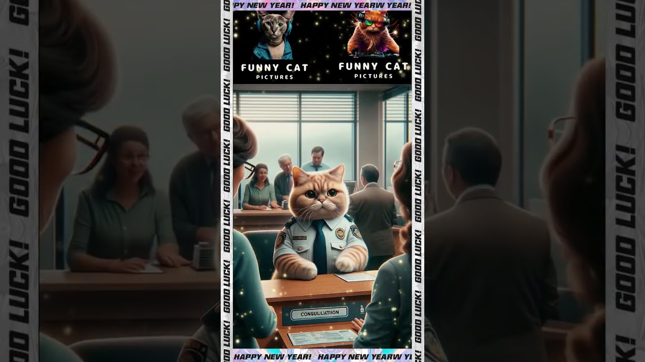 Feline Guardian😂❤️💪Cat Stops Bank Robbery in Its Tracks #cute #pets #catlover#shorts #short  #cat