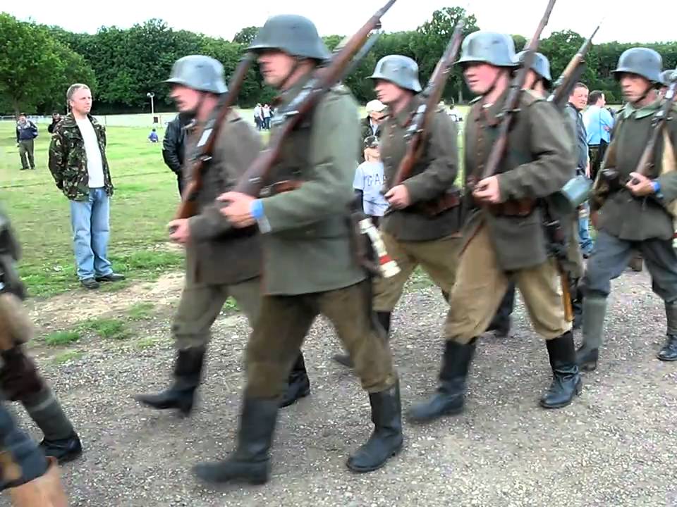 German Troops marching