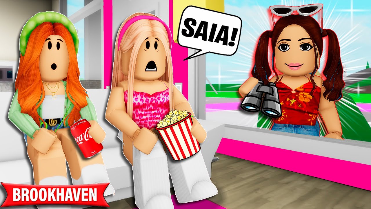A MINHA VIZINHA está ME ESPIONANDO | Roblox Brookhaven 🏡Rp | Historinhas