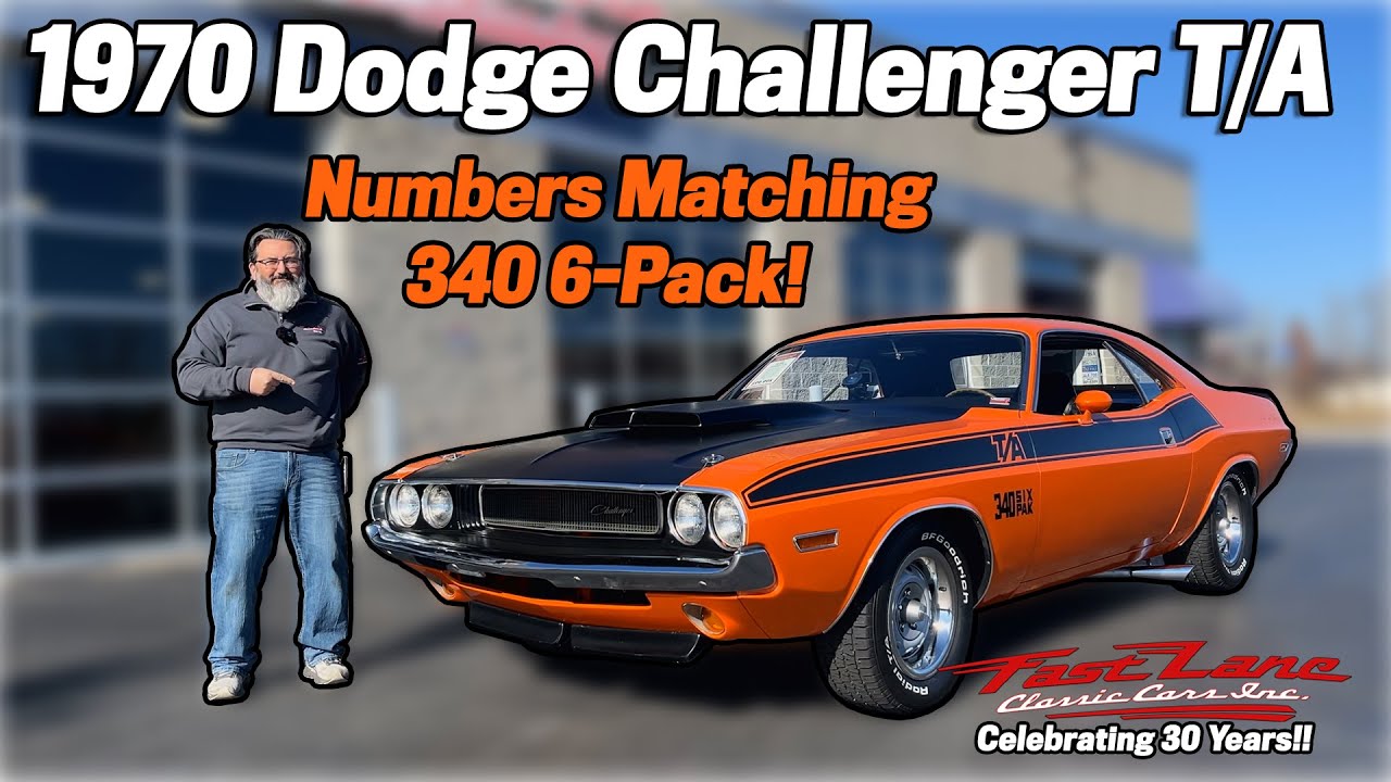 1970 Dodge Challenger T/A 340 6-Pack For Sale at Fast Lane Classic Cars!