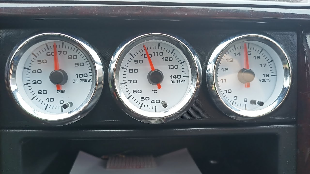 Mazda 626 MPS-style gauges for 626 GF