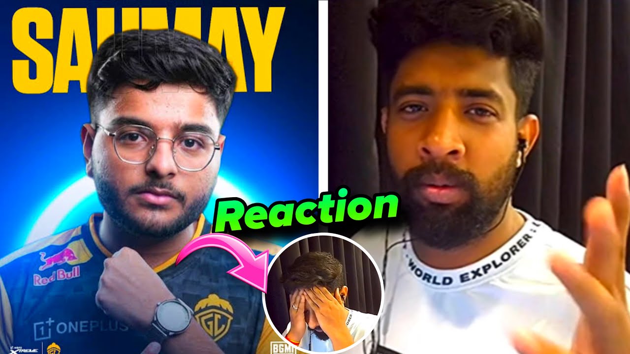 Robinsa Reaction on Saumay Gameplay 🇮🇳 Ready For EWC 😍 GODL Team Landed For Paris 