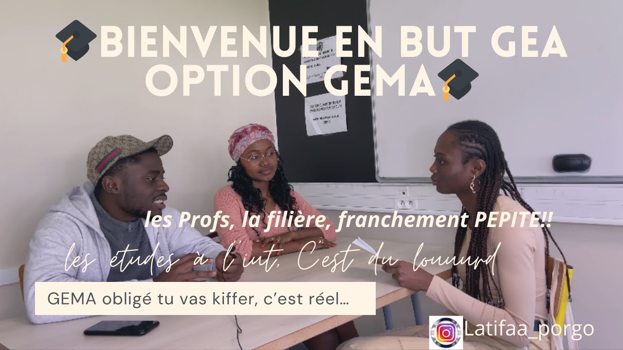 L’AVIS DES ÉTUDIANTS EN BUT GEA OPTION GEMA.  #but #study #school #cotedivoire #football