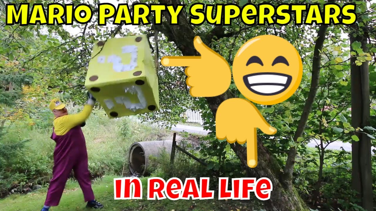 Mario Party Superstars in Real Life - Question Mark Block Giant Pinata
