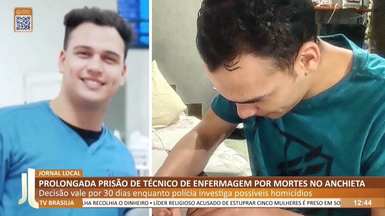 JL - Prolongada prisão de técnico de enfermagem por mortes no Anchieta