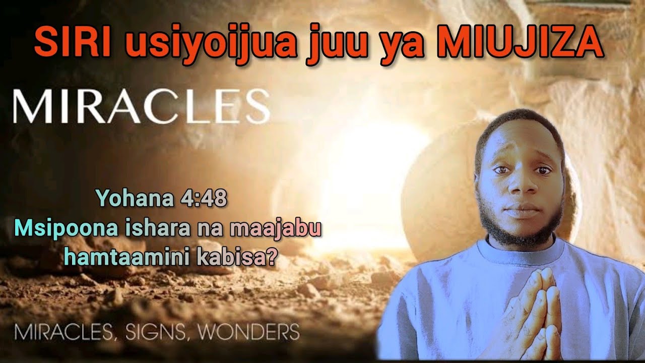 WHY: Kwanini YESU Alitenda miujiza, Ishara na Ajabu katika watu...? Mwl.Bryan #ibadahonline
