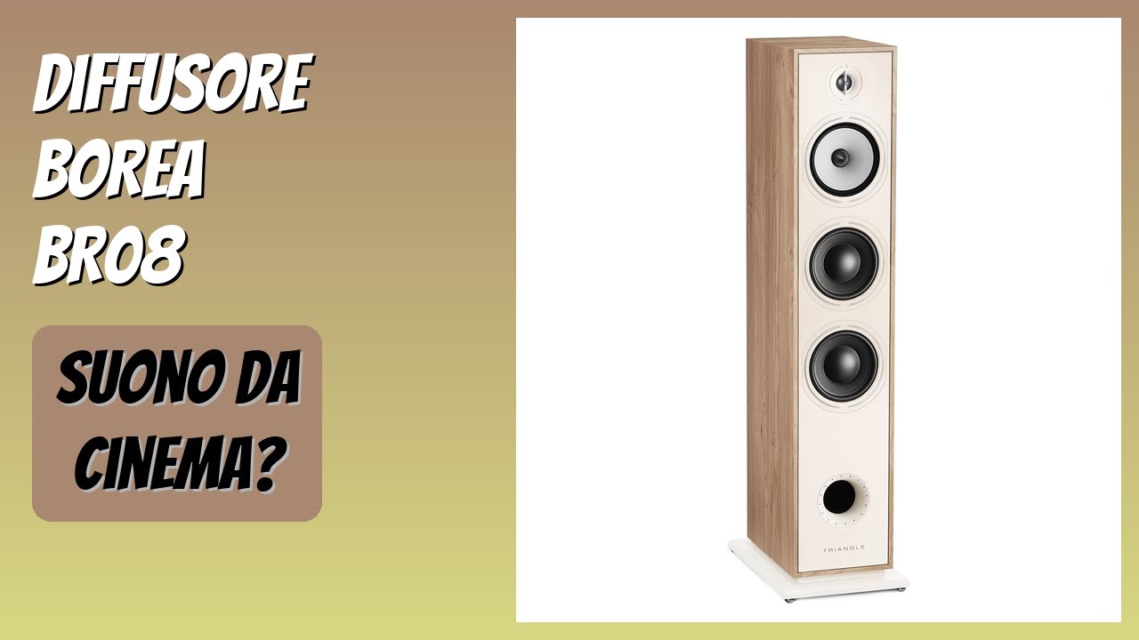 RECENSIONE (2025) : Diffusore BOREA BR08. DETTAGLI ESSENZIALI
