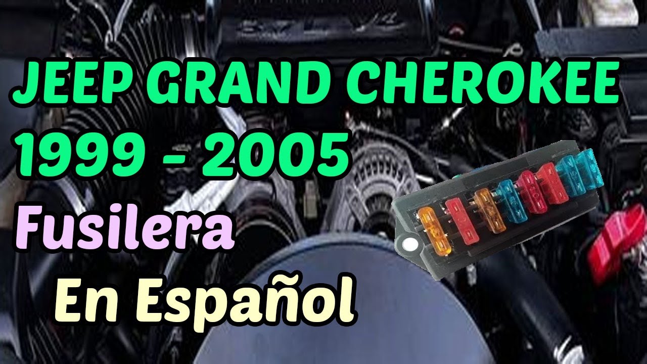 DIAGRAMA de FUSIBLES Jeep Grand Cherokee 1999 - 2005 [ En Español ]