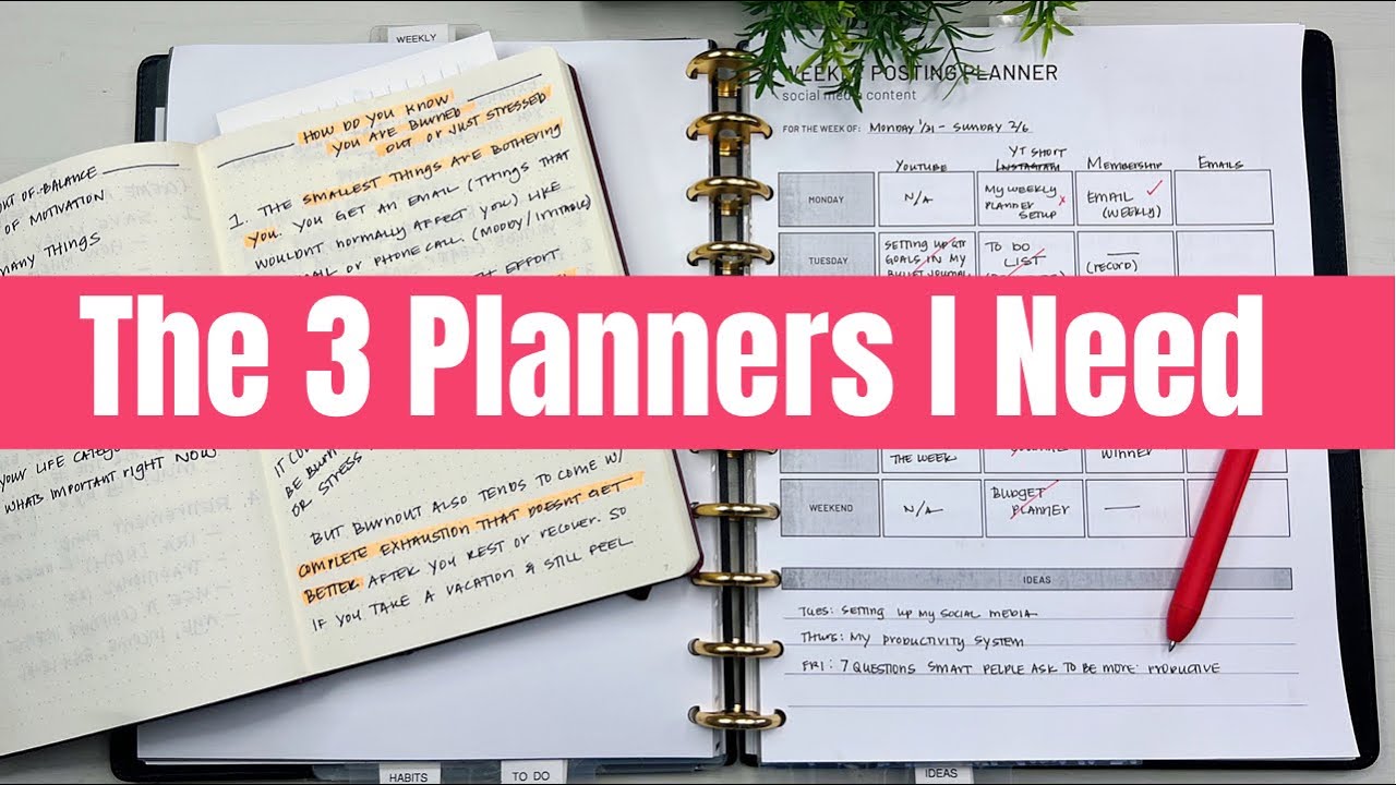 My New Planner Setup #functionalplanner