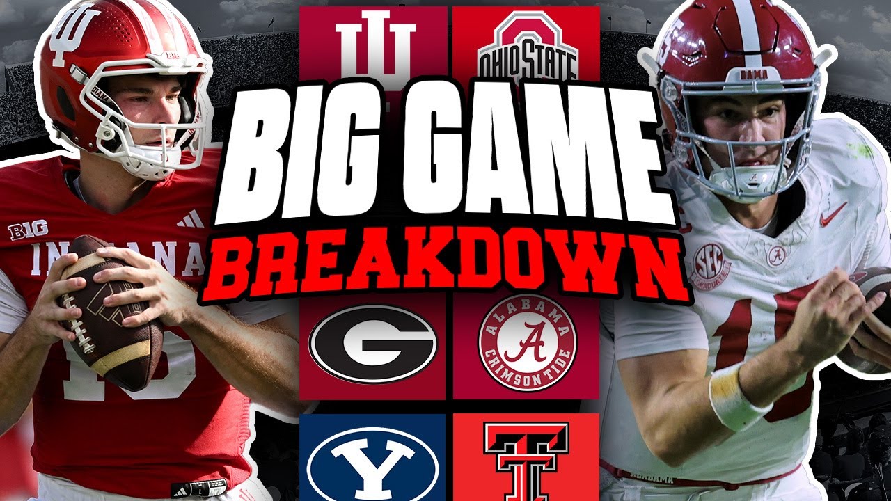Big Game Breakdown Championship Week: Indiana-Ohio State, Georgia-Alabama & More! | College Football