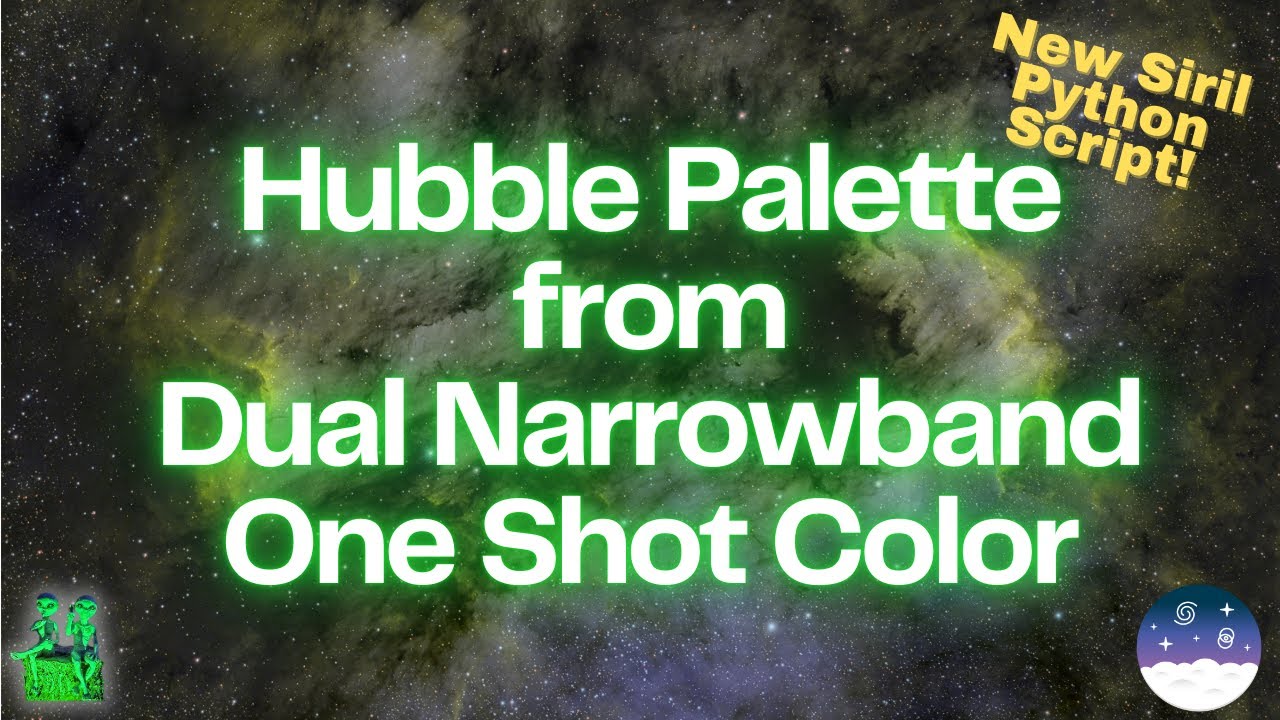 Hubble Palette from OSC Dual Narrowband Data!